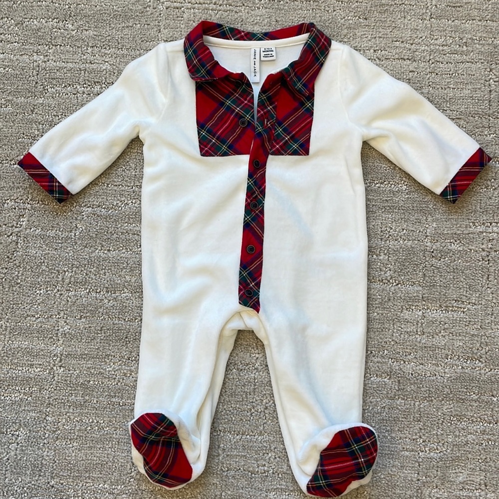 Janie and Jack velour jumpsuit